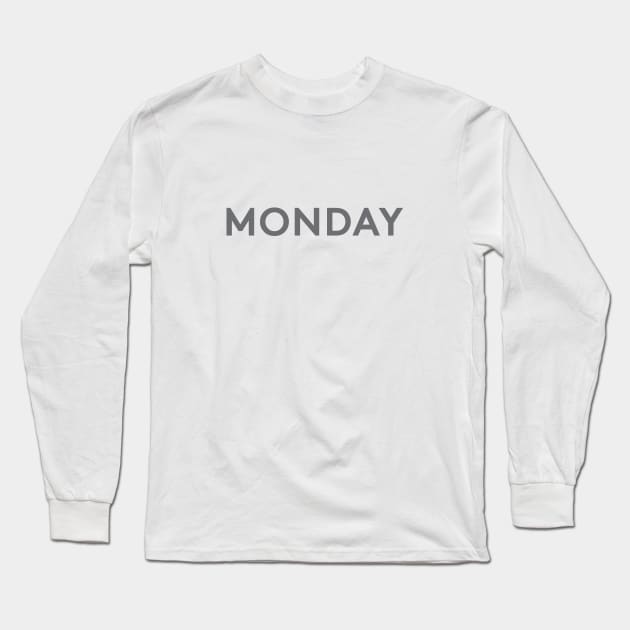 Monday Long Sleeve T-Shirt by calebfaires